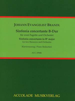 Brandl, J E: Sinfonie concertante B-Dur B flat major