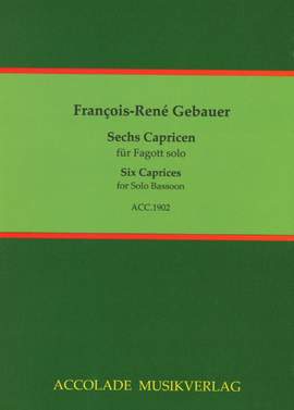 Gebauer, F R: Sechs Capricen