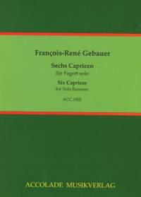 Gebauer, F R: Six Caprices