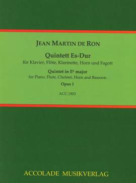 de Ron, J M: Quintet in Eb major E flat major op. 1