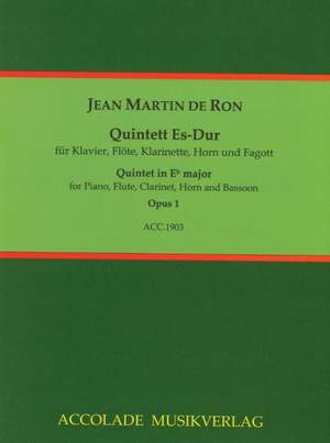 de Ron, J M: Quintet in Eb major op. 1