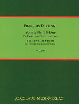 Devienne, F: Sonate Nr. 1 F-Dur F major