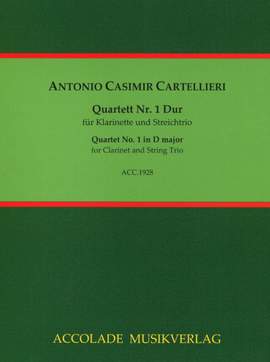 Cartellieri, A C: Quartett Nr. 1 D-Dur D major