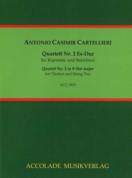 Cartellieri, A C: Quartett Nr. 1 Es-Dur E flat major