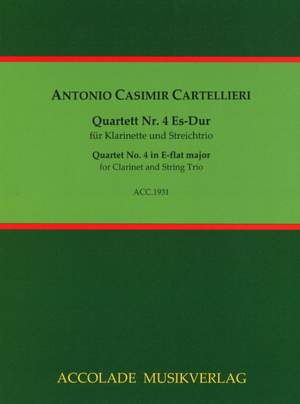 Cartellieri, A C: Quartet No. 3 in B-flat major