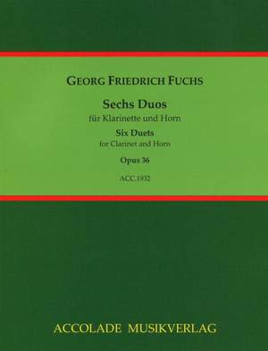 Fuchs, G F: Six Duets op. 36