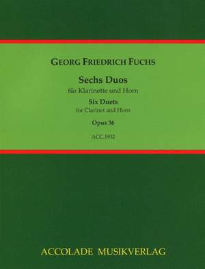 Fuchs, G F: Sechs Duos op. 36