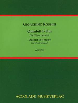Rossini, G A: Quintett F-Dur F major