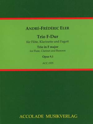 Eler, A: Trio in F major op. 9/1