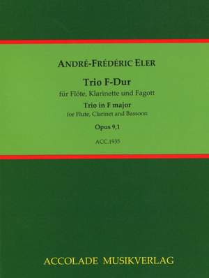 Eler, A: Trio F-Dur F major op. 9/1