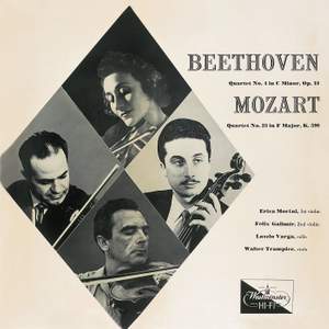 Beethoven: String Quartet No. 4 in C Minor, Op. 18 No. 4; Mozart: String Quartet No. 23 in F Major, K. 590 'Prussian No. 3'