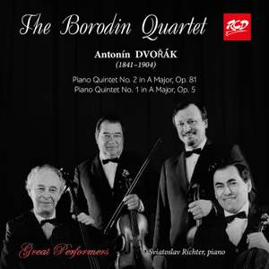 The Borodin Quartet Plays Dvořák: Piano Quintets: No.2 , Op. 81 / No.1, Op. 5