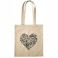 Heart of Notes Totebag