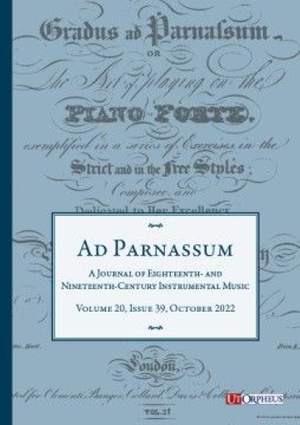 Ad Parnassum - Vol. 20 No. 39
