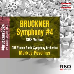 Bruckner: Symphony No. 4 in Eb Major 'Romantic' - 1888 Version Product Image