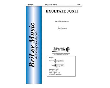 Davison, D: Exultate Justi E flat major