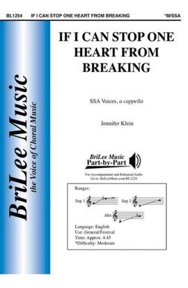 Klein, J: If I Can Stop One Heart from Breaking B flat major