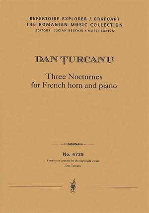 Turcanu, Dan : Three Nocturnes for French horn and piano