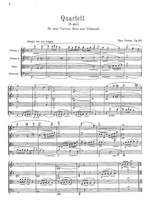 Puchat, Max: Quartet for two violins, viola and violoncello in F major op. 25 Product Image