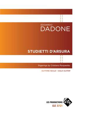 Edoardo Dadone: Studietti D'Arsura