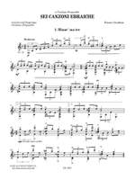 Franco Cavallone: Sei Canzoni Ebraiche Product Image