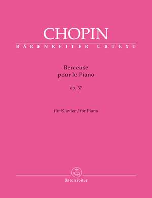 Chopin, Frédéric: Berceuse for Piano Op. 57