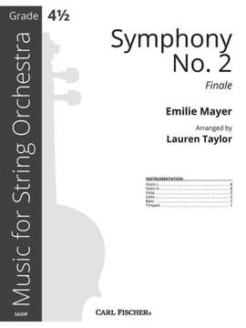 Mayer, E: Symphony No. 2 - Finale D minor
