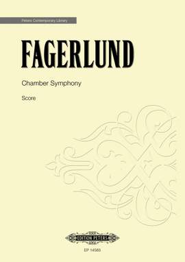 Fagerlund, Sebastian: Chamber Symphony (score)