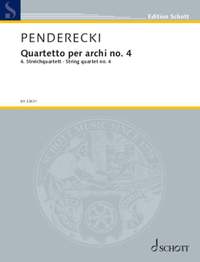 Penderecki, K: Quartetto per archi no. 4