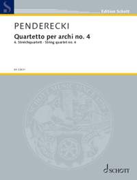 Penderecki, K: String quartet no. 4