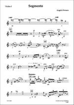 Angelo Ferraro: Segmento, for String Quartet Product Image