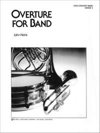 Heins, John: Overture for Band (concert band score)