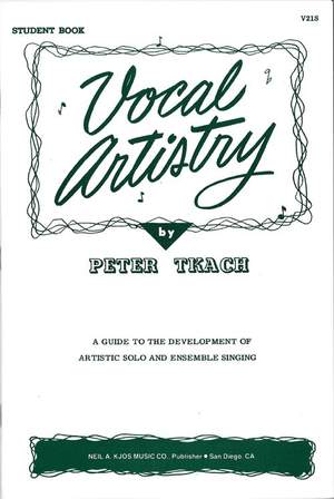 Tkach, Peter: Vocal Artistry (student book)