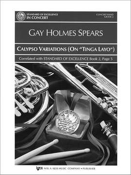 Spears, Gay Holmes: Calypso Variations (concert band score)