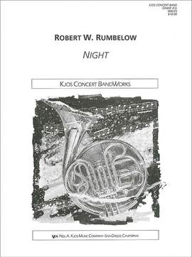 Rumbelow, Robert: Night (concert band score)