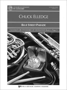Elledge, Chuck: Blue Street Parade (concert band score)