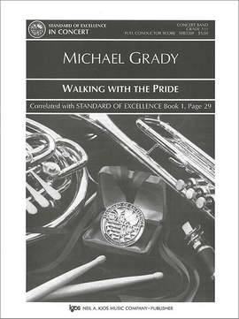 Grady, Michael: Walking with the Pride (concert band sc)