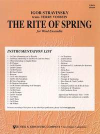 Stravinsky, Igor: Rite of Spring, The (concert band)