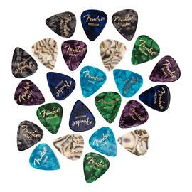 Fender 351 Premium Pick Multi Colour X24
