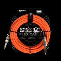 Ernie Ball Flex Instr Cable Strt/strt 20ft - Orange