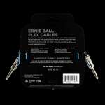 Ernie Ball Flex Instr Cable Strt/strt 10ft - Blue Product Image