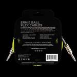 Ernie Ball Flex Instr Cable Strt/strt 10ft - Green Product Image