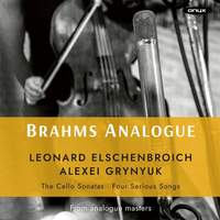 Brahms Analogue, Brahms Cello Sonatas 1 & 2,