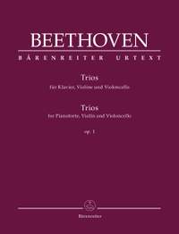 Beethoven, Ludwig van: Trios for Pianoforte, Violin and Violoncello, Op. 1
