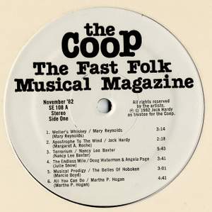 CooP - Fast Folk Musical Magazine (Vol. 1, No. 8)