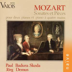 Mozart: Sonates et pièces pour deux pianos et piano à quatre mains