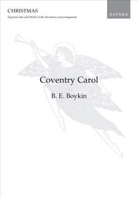 English, Trad.: Coventry Carol
