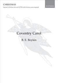English, Trad.: Coventry Carol