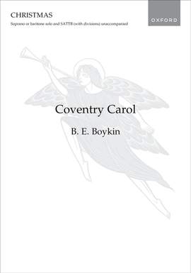 English, Trad.: Coventry Carol