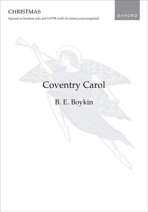 English, Trad.: Coventry Carol